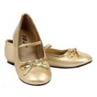 Kids Gold Costume Ballet Flats, Girl's, Size: 4-5