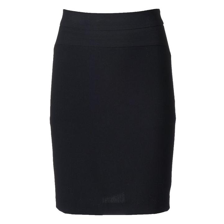 Women's Apt. 9&reg; Seamed Skirt, Size: 2, Black