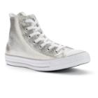 Women's Converse Chuck Taylor All Star Stingray Metallic High-top Sneakers, Size: 11, Silver
