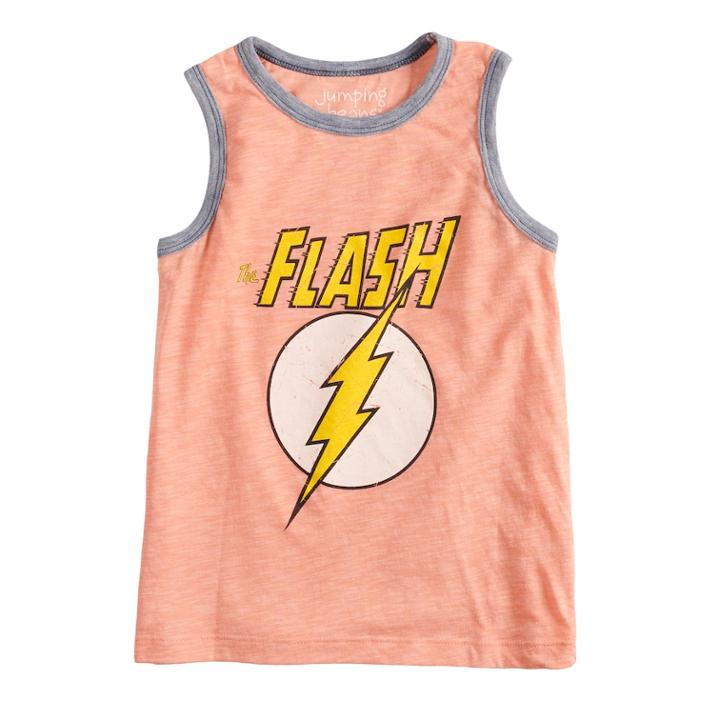 Boys 4-10 Jumping Beans&reg; Dc Comics The Flash Logo Graphic Tank Top, Size: 7x, Med Orange