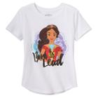 Disney's Elena Of Avalor Girls 7-16 Born To Lead Foil Graphic Tee, Girl's, Size: Large, White