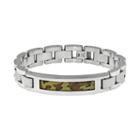 Lynx Stainless Steel Camouflage Bracelet - Men, Size: 8.5, Brown