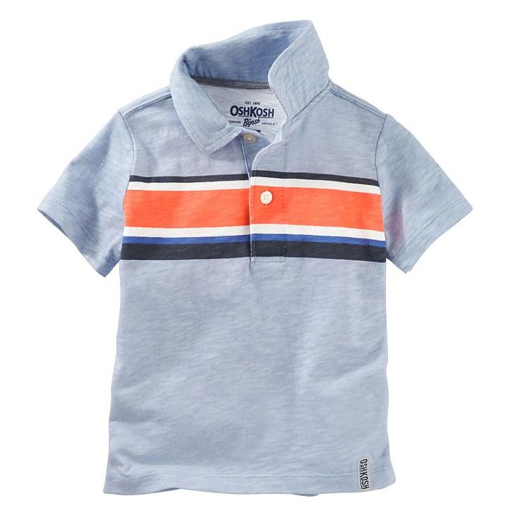 Boys 4-8 Oshkosh B'gosh&reg; Striped Jersey Polo, Boy's, Size: 8, Ovrfl Oth