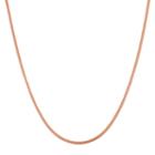 14k Gold Over Silver Snake Chain Necklace, Women's, Size: 22, Pink