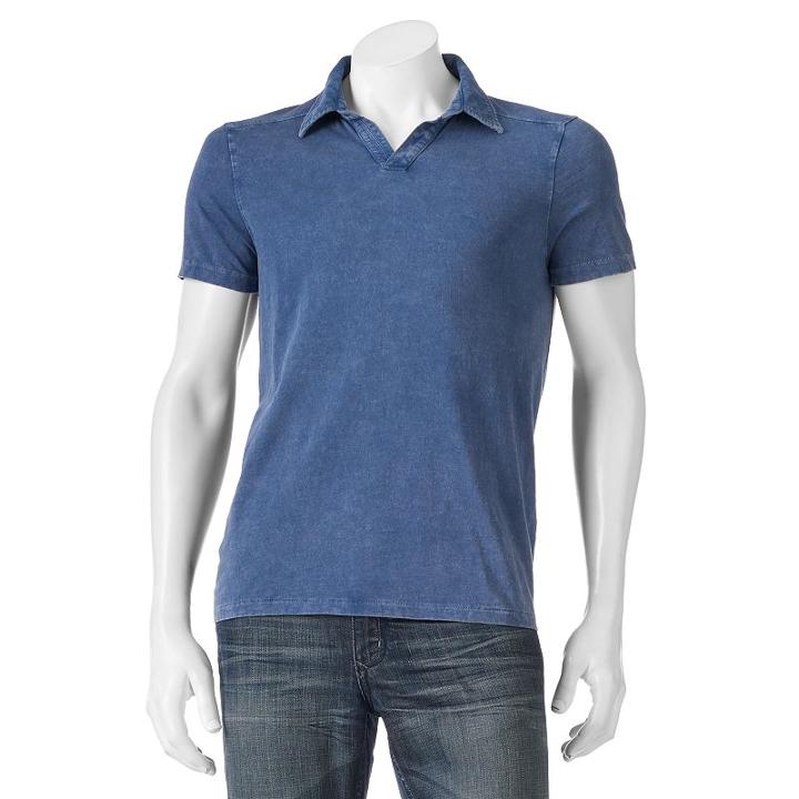 Big & Tall Rock & Republic Classic-fit Johnny Collar Polo, Men's, Size: M Tall, Dark Blue