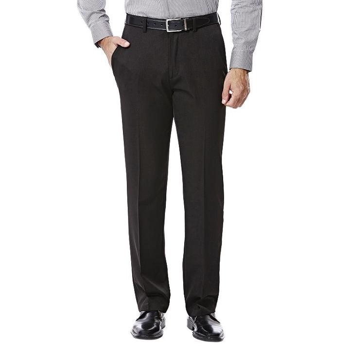 Big & Tall Haggar Travel Classic-fit Performance Suit Pants, Men's, Size: 48x32, Black