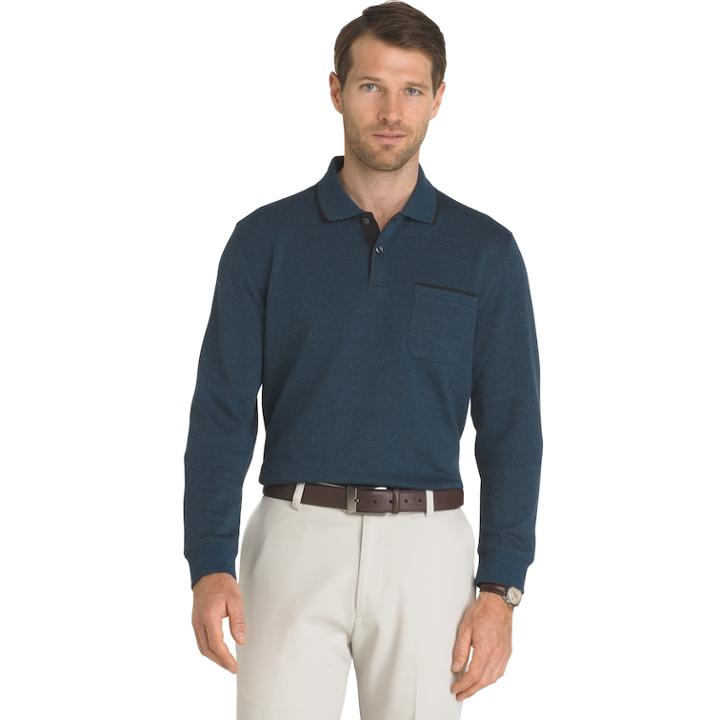 Big & Tall Van Heusen Flex Classic-fit Stretch Polo, Men's, Size: 4xb, Turquoise/blue (turq/aqua)