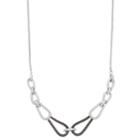 Simply Vera Vera Wang Sterling Silver 1/3 Carat T.w. Black & White Diamond Chain Necklace, Women's