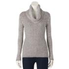 Juniors' It's Our Time Ribbed Cowlneck Sweater, Girl's, Size: Xs, Oxford