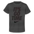 Boys 4-7 Nike Dri-fit It's Go Time Graphic Tee, Size: 6, Grey