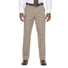 Men's Croft & Barrow&reg; Relaxed-fit Easy-care Stretch Flat-front Causal Pants, Size: 40x32, Med Beige