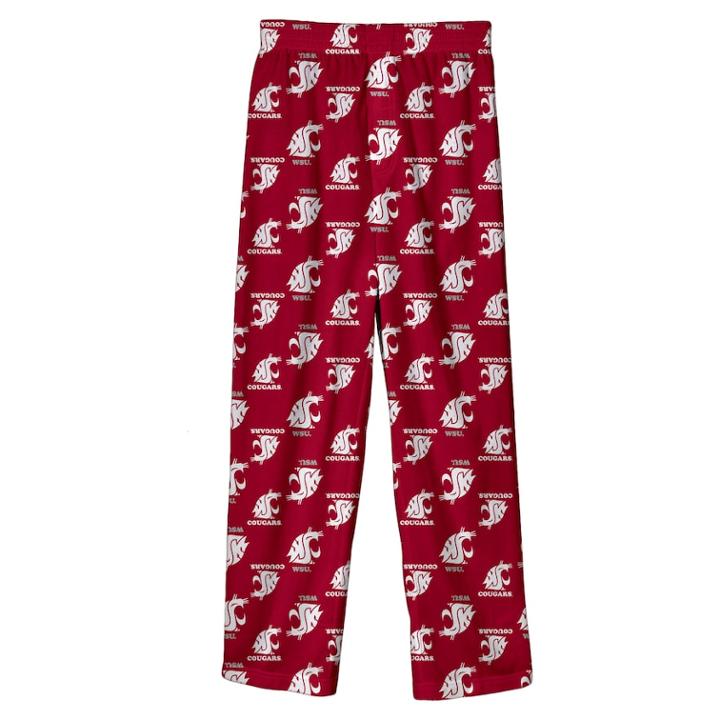 Boys 8-20 Washington State Cougars Team Logo Lounge Pants, Size: Xl 18-20, Red