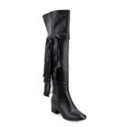 Olivia Miller Jackson Women's Over-the-knee Boots, Girl's, Size: 9, Black