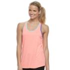 Women's Fila Sport&reg; Space-dyed Racerback Tank, Size: Large, Brt Orange
