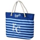 Forever Collectibles Kansas City Royals Striped Tote Bag, Adult Unisex, Multicolor