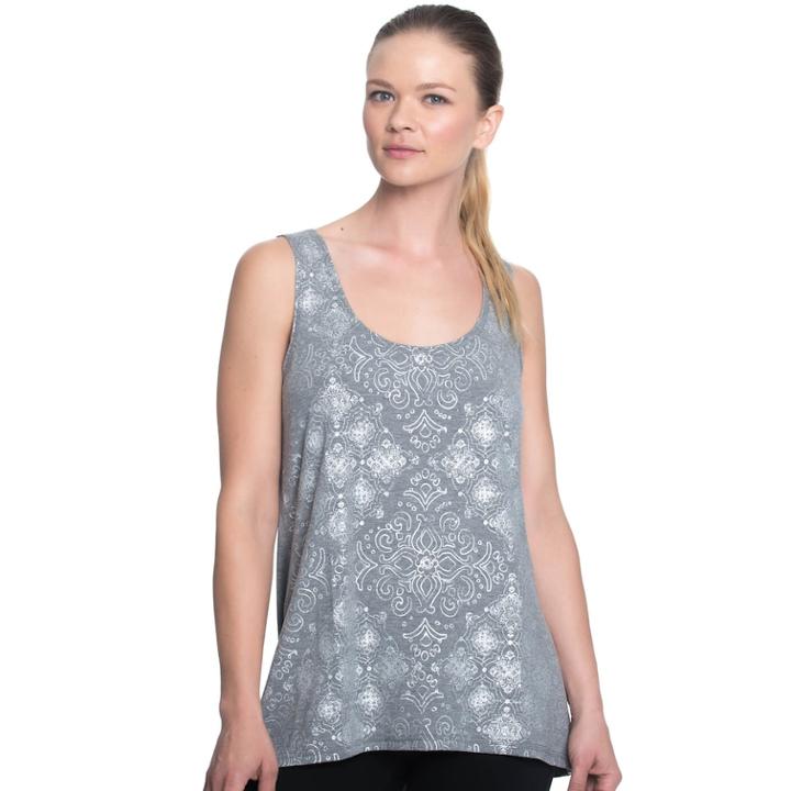 Women's Gaiam Harmony Graphic-print Yoga Tank, Size: Xs, White
