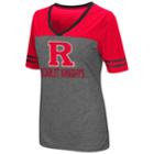 Women's Campus Heritage Rutgers Scarlet Knights Varsity Tee, Size: Xxl, Silver