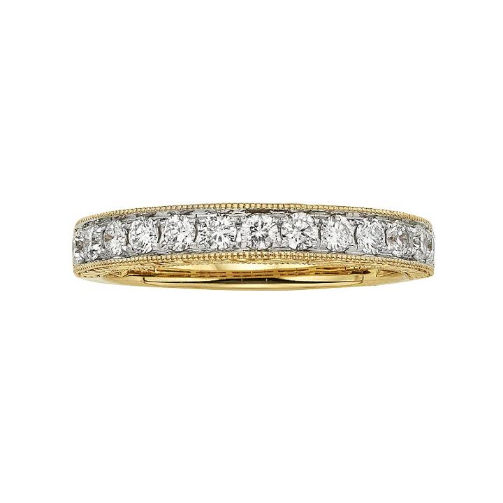 14k Gold 1/2-ct. T.w. Igl Certified Diamond Wedding Ring, Women's, Size: 7, White