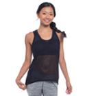 Women's Soybu Larkin Mesh Scoopneck Yoga Tank, Size: Xxl, Black