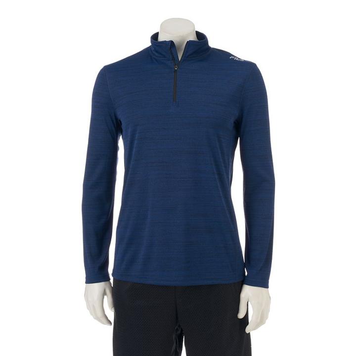 Men's Fila Sport&reg; Heathered Pullover, Size: Xl, Dark Blue