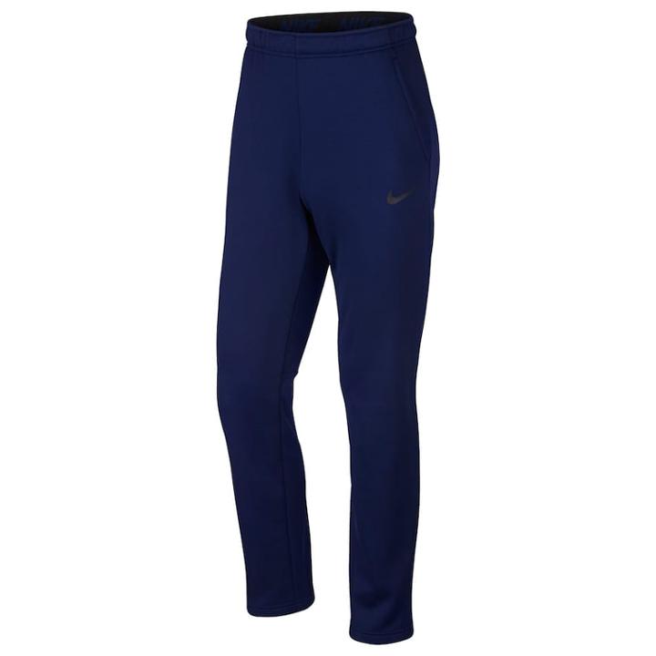 Men's Nike Therma Fleece Pants, Size: Medium, Blue