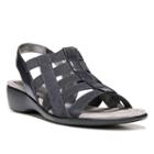 Lifestride Theory Women's Comfort Sandals, Size: 7.5 Wide, Blue (navy)
