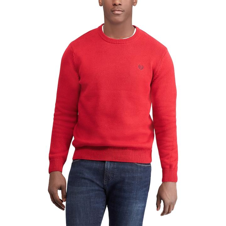 Men's Chaps Regular-fit Crewneck Sweater, Size: Xl, Red