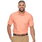 Men's Croft & Barrow&reg; Pique Performance Polo, Size: Small, Brt Orange
