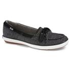 Keds Glimmer Salt & Pepper Women's Boat Shoes, Size: 9, Black
