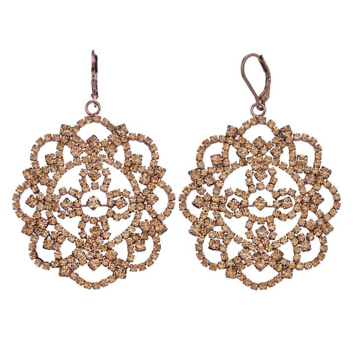 Simply Vera Vera Wang Lace Drop Earrings, Women's, Pink