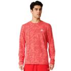 Men's Adidas Camouflage Burnout Tee, Size: Medium, Med Red