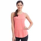 Women's Balance Collection Opal Split Back Knot Tank, Size: Medium, Med Orange