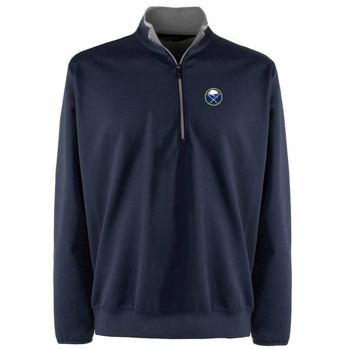 Men's Buffalo Sabres 1/4-zip Leader Pullover, Size: Xxl, Blue