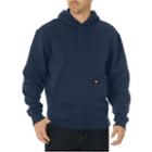 Men's Dickies Midweight Fleece Pullover Hoodie, Size: X Lrge M/r, Dark Blue