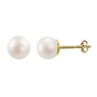 Pearlustre By Imperial 10k Gold 5-mm Freshwater Cultured Pearl Stud Earrings, Women's, Yellow