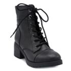 Rampage Krista Women's Combat Boots, Size: Medium (7.5), Black