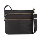 Travelon Anti-theft Signature Double Zip Crossbody Bag, Women's, Black