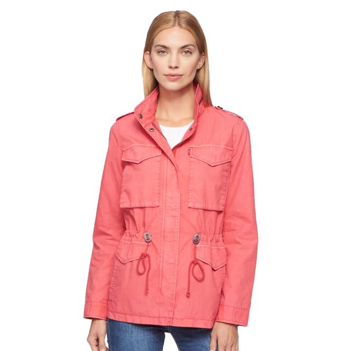 Women's Levi's Military Jacket, Size: Small, Lt Orange