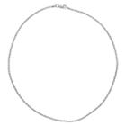 Primrose Sterling Silver Rope Chain Necklace, Women's, Size: 16, Grey