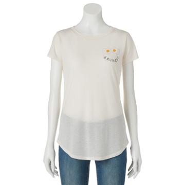 Juniors' The Print Shop Brunch? Graphic Tee, Girl's, Size: Xl, Natural