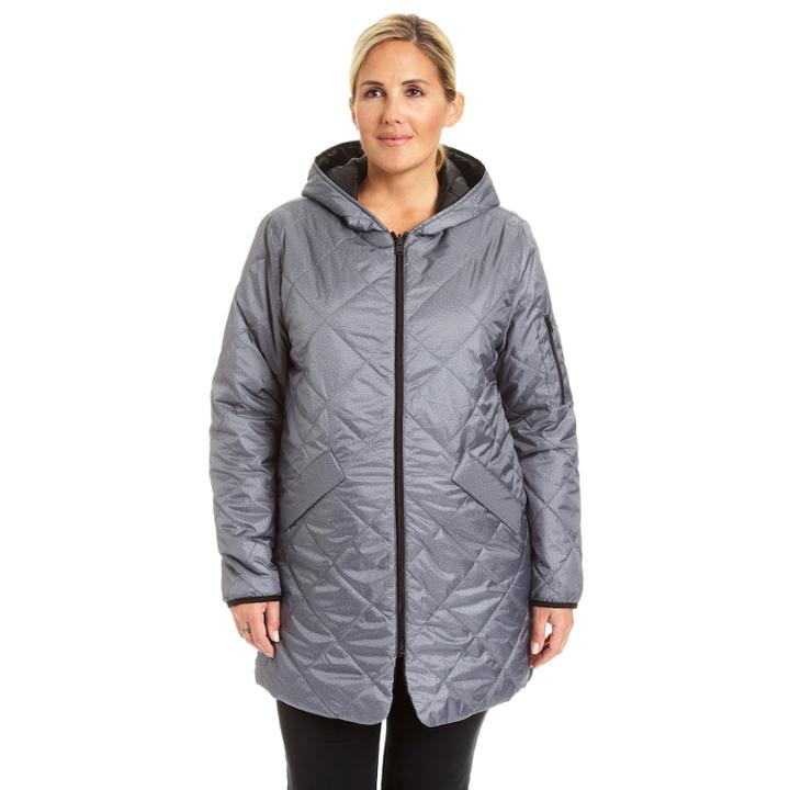 Plus Size Champion Reversible Quilted Jacket, Women's, Size: 2xl, Grey