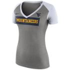 Women's Nike West Virginia Mountaineers Football Top, Size: Medium, Dark Grey