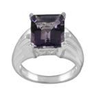 Sterling Silver Amethyst Ring, Women's, Size: 8, Purple