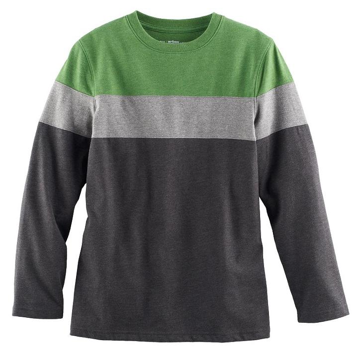 Boys 8-20 Urban Pipeline&reg; Colorblock Tee, Size: Xl, Med Green