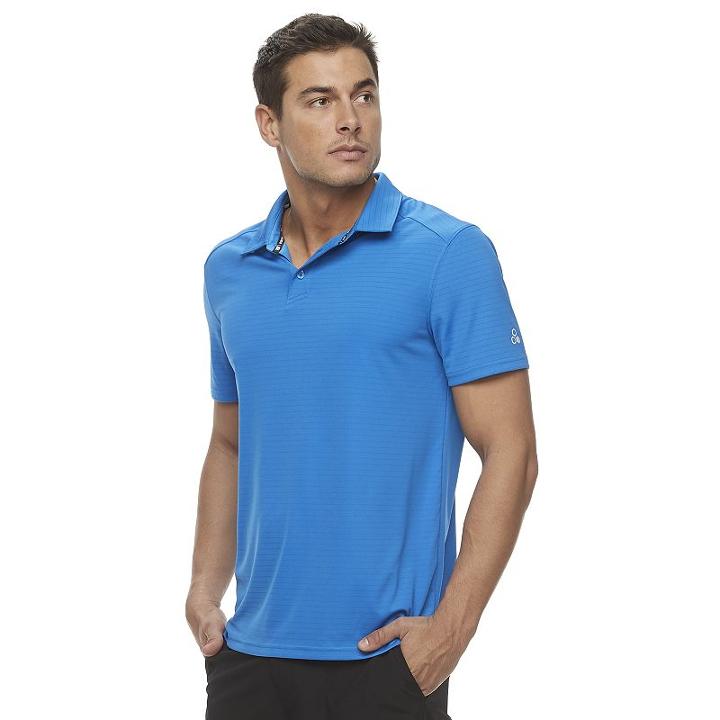 Big & Tall Tek Gear&reg; Dry Tek Core Performance Polo, Men's, Size: Xl Tall, Med Blue