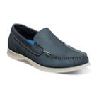 Nunn Bush Bayside Lites Venetian Men's Moc Toe Slip-on Shoes, Size: 8.5 Wide, Blue (navy)