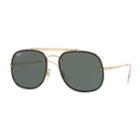Ray-ban Rb3583 58mm Square Sunglasses, Women's, Gold