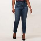 Plus Size Lc Lauren Conrad Skinny Jeans, Women's, Size: 16w Short, Dark Blue