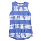 Girls 7-16 & Plus Size Mudd&reg; High-low Swing Tank Top, Size: 18 1/2, Med Blue
