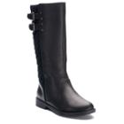 So&reg; Chelsea Girls' Riding Boots, Size: 2, Grey (charcoal)